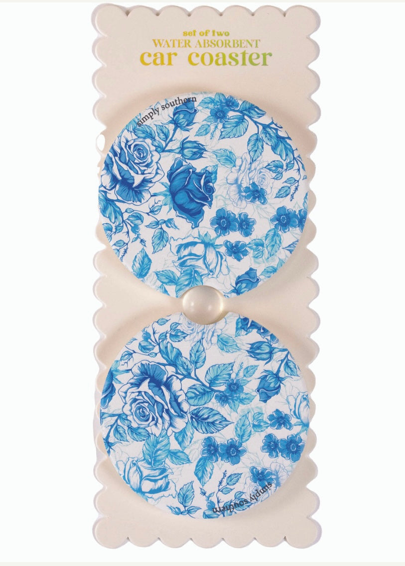 SIMPLY SOUTHERN CAR COASTER SET OF 2