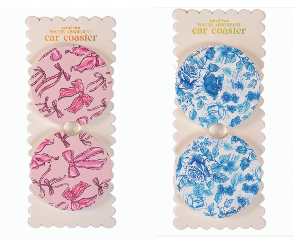 SIMPLY SOUTHERN CAR COASTER SET OF 2