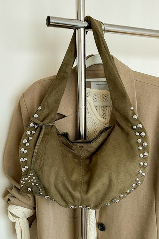 The Studded Heart Handbag