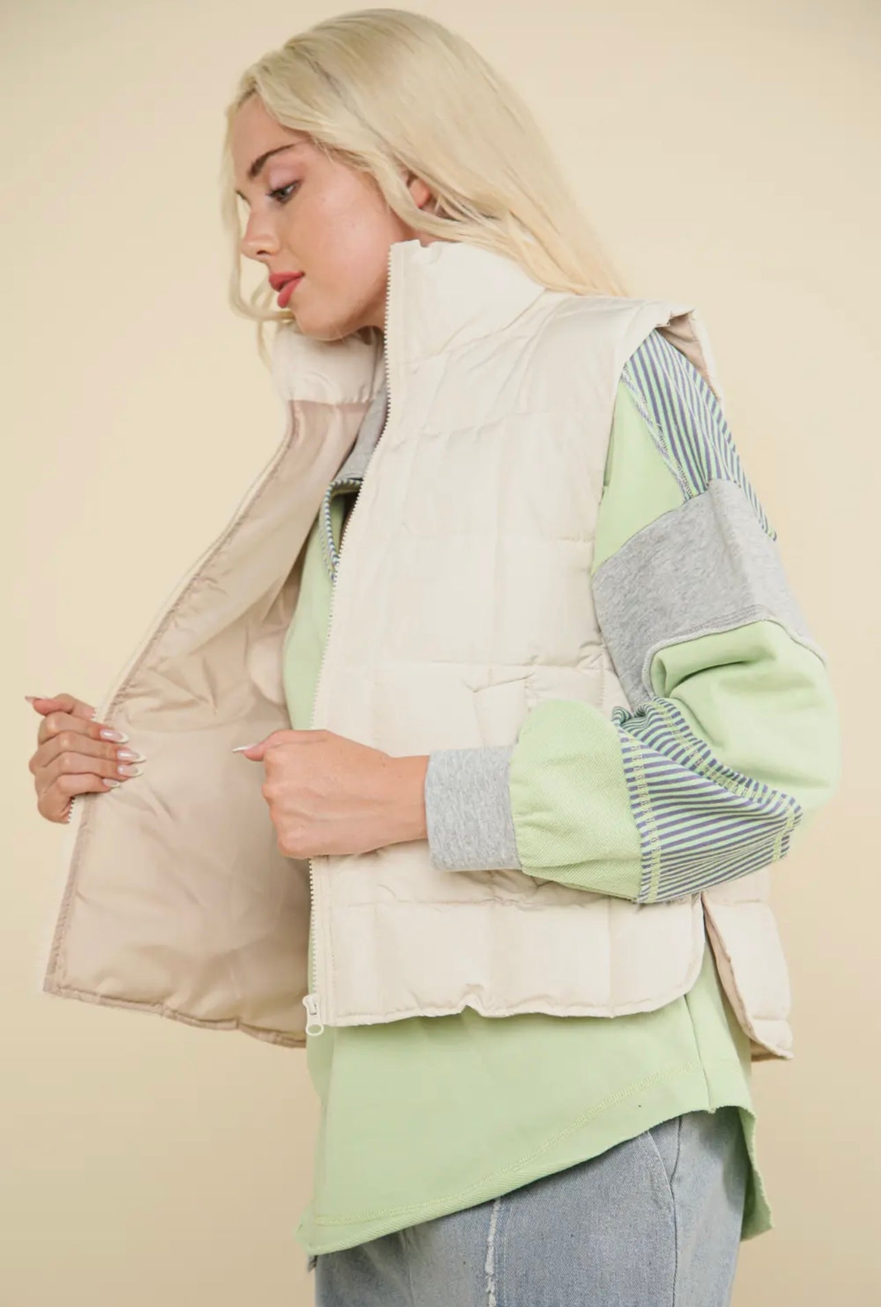 Very J Puffer Vest