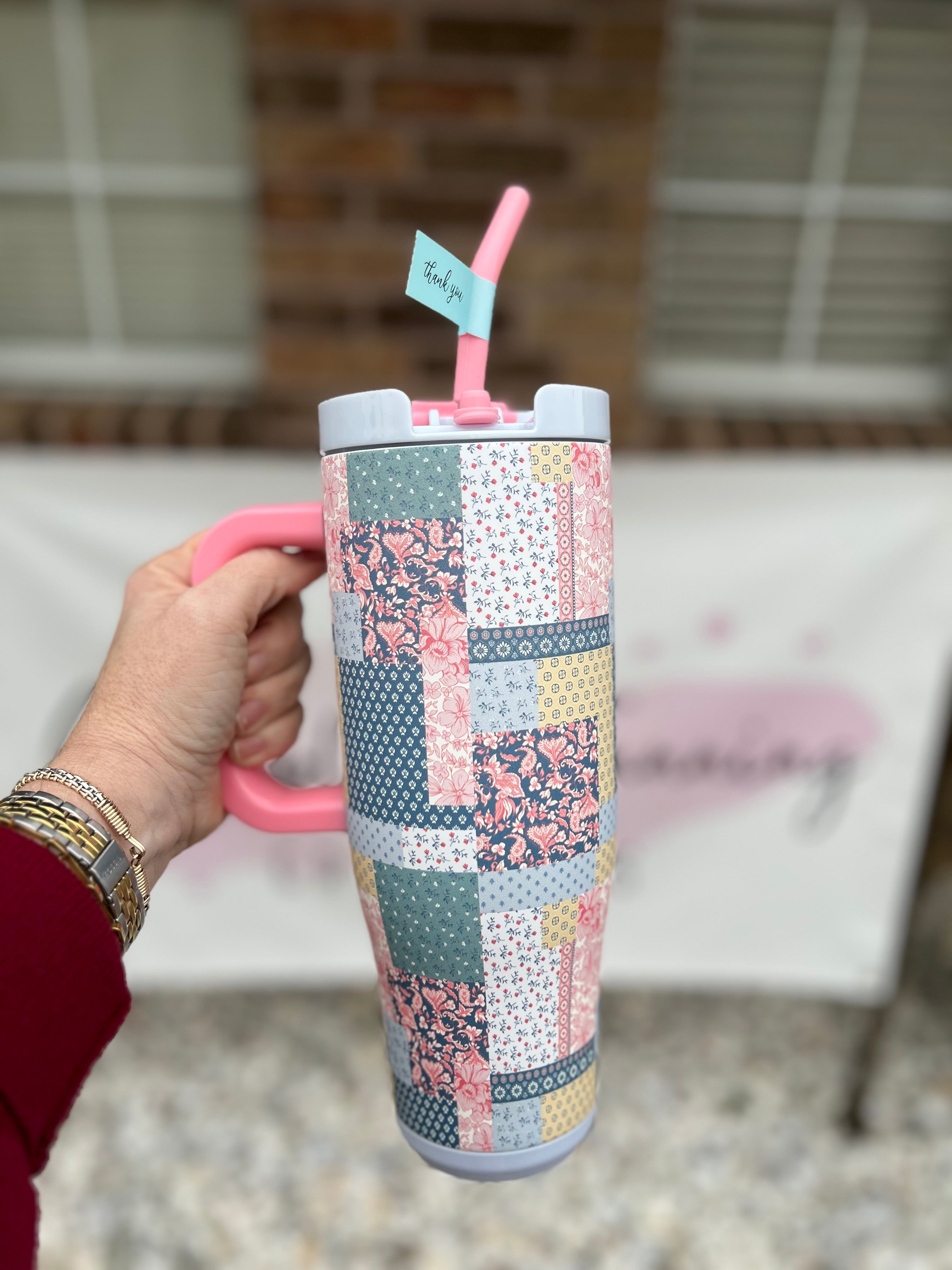 Simply Southern 40 Oz. Tumbler Patchwork