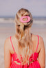 Paradise Pink Medium Flat Round Hair Clip