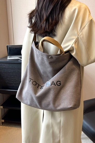 Large Canvas Tote Bag