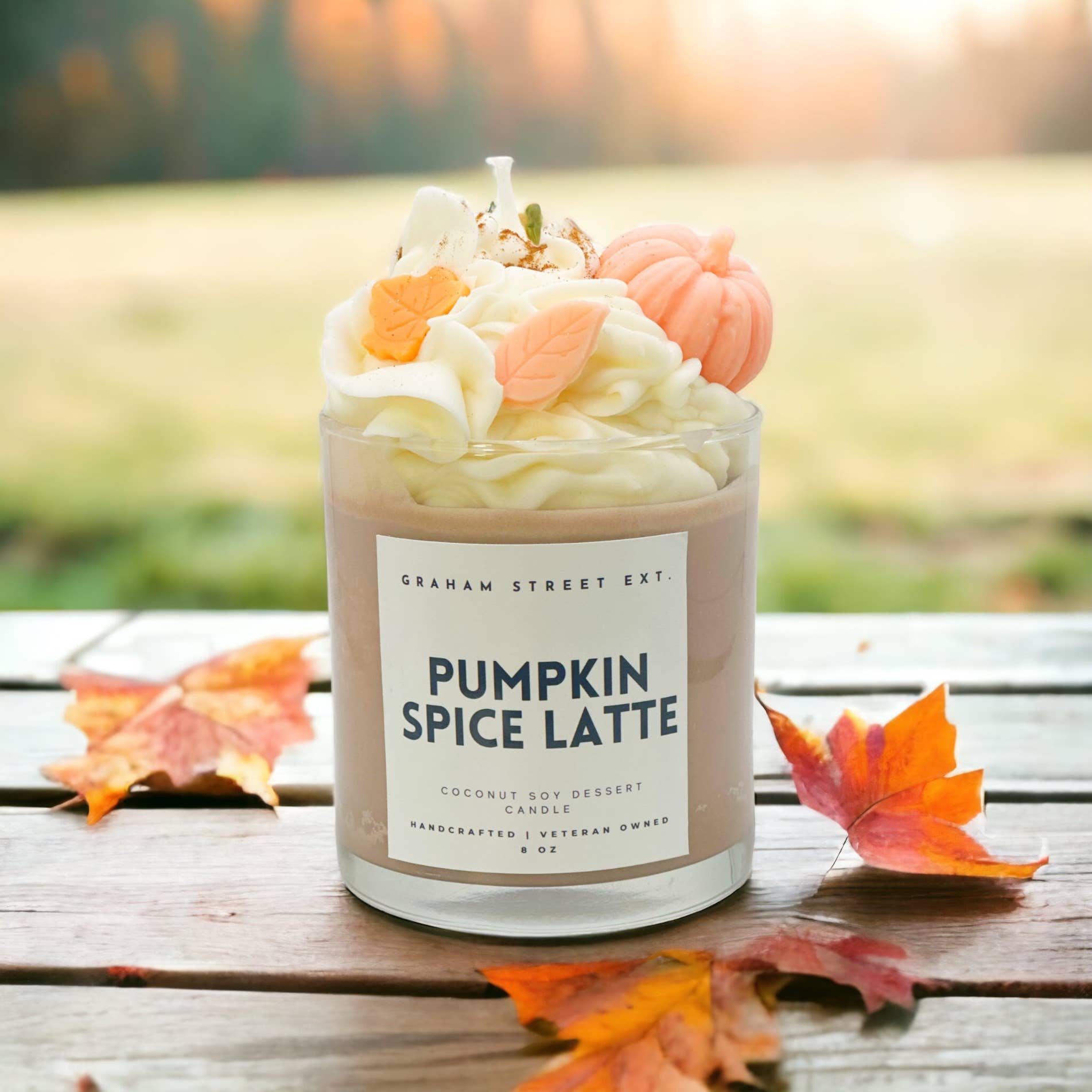 Pumpkin Spice Latte Dessert Candle