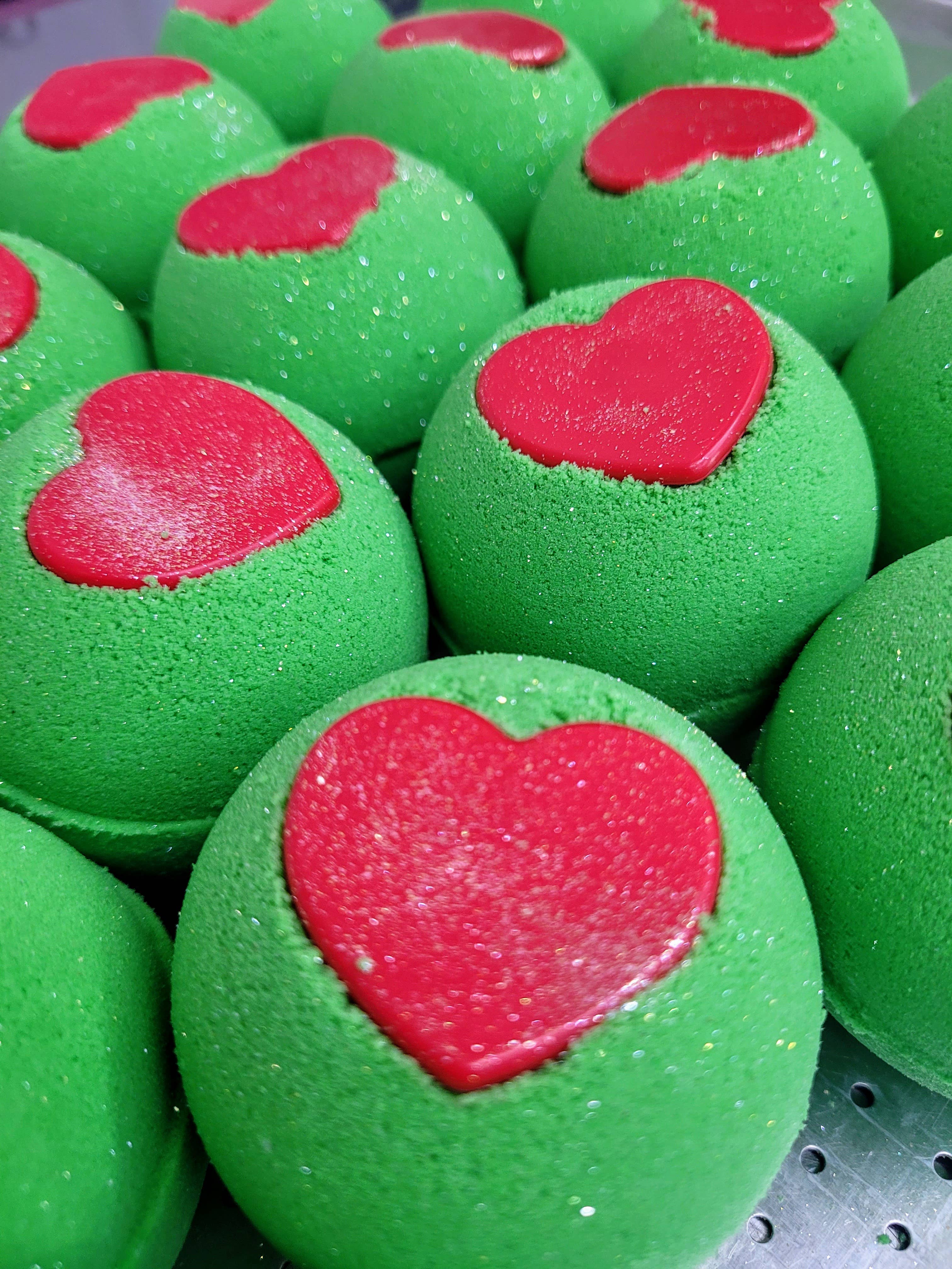 Grinchy Green Apple Bath Bomb