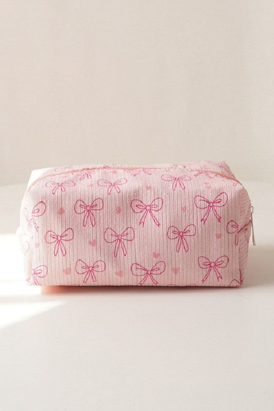 Corduroy Cosmetic Bag