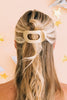 Round Flat Hair Clip | Small | Champagne Toast