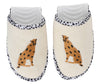 Cheetah Foldable Travel Slippers & Pouch Set