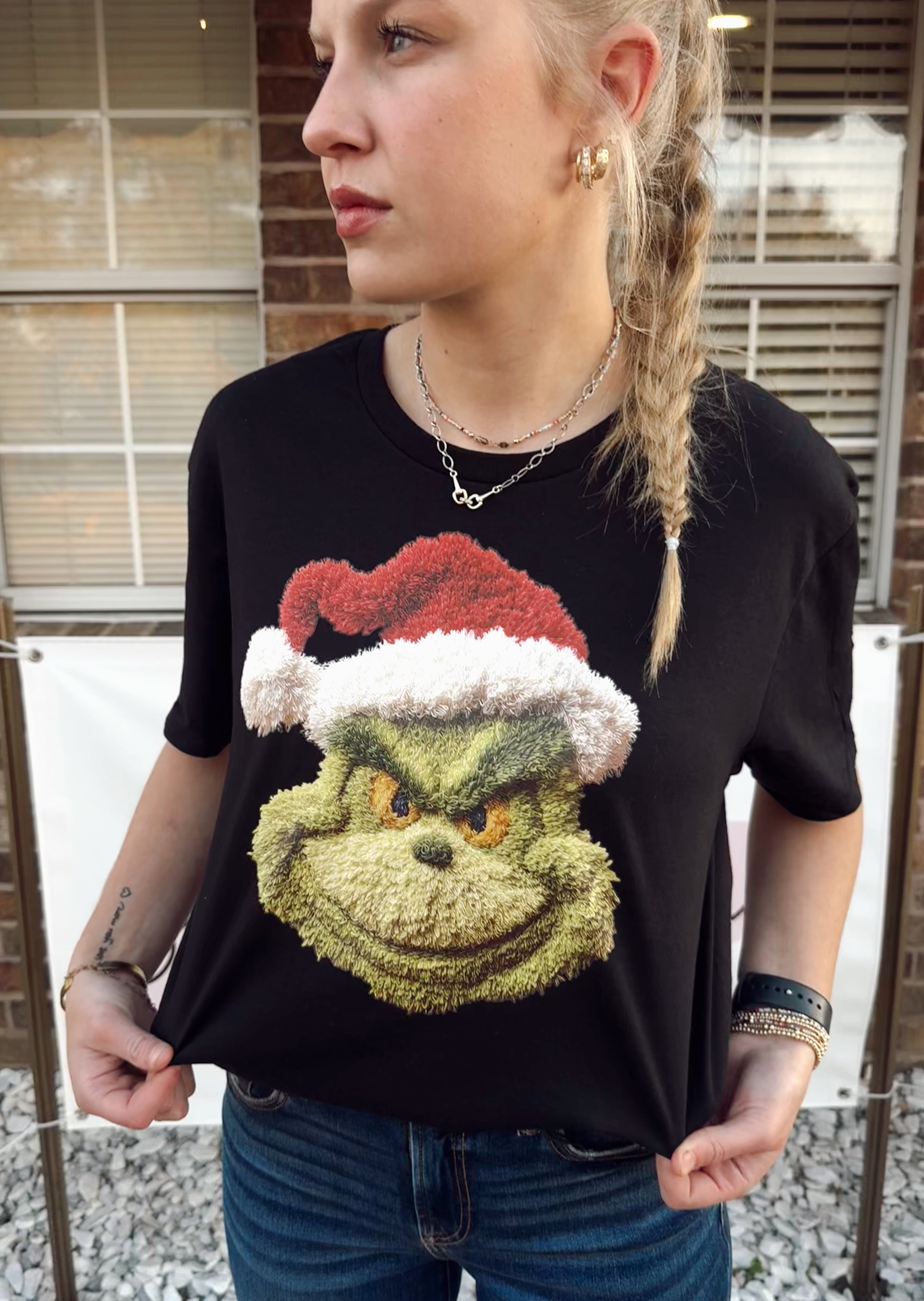 Fluffy Faux Yarn Grinch