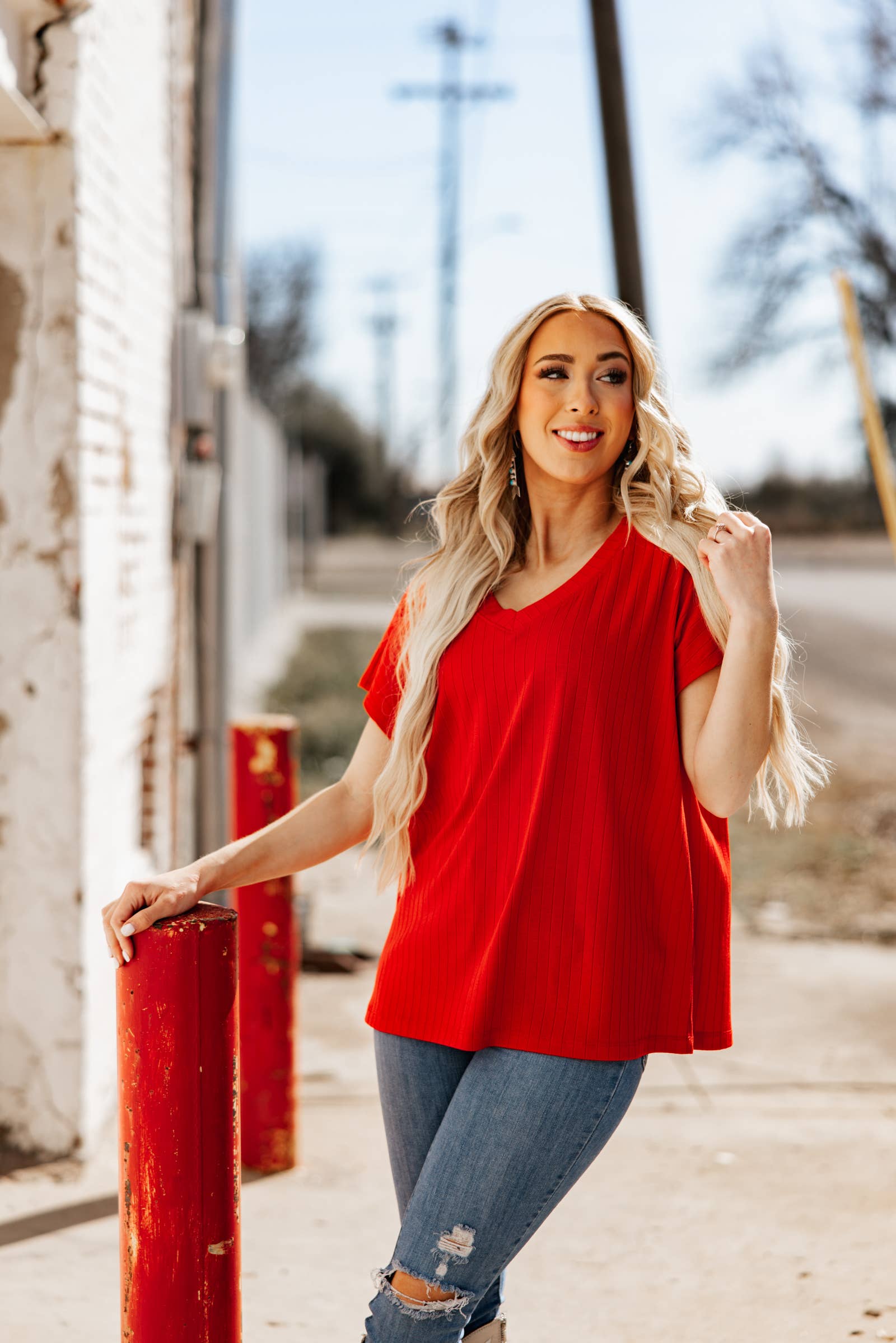 THE GO TO RIBBED TEE