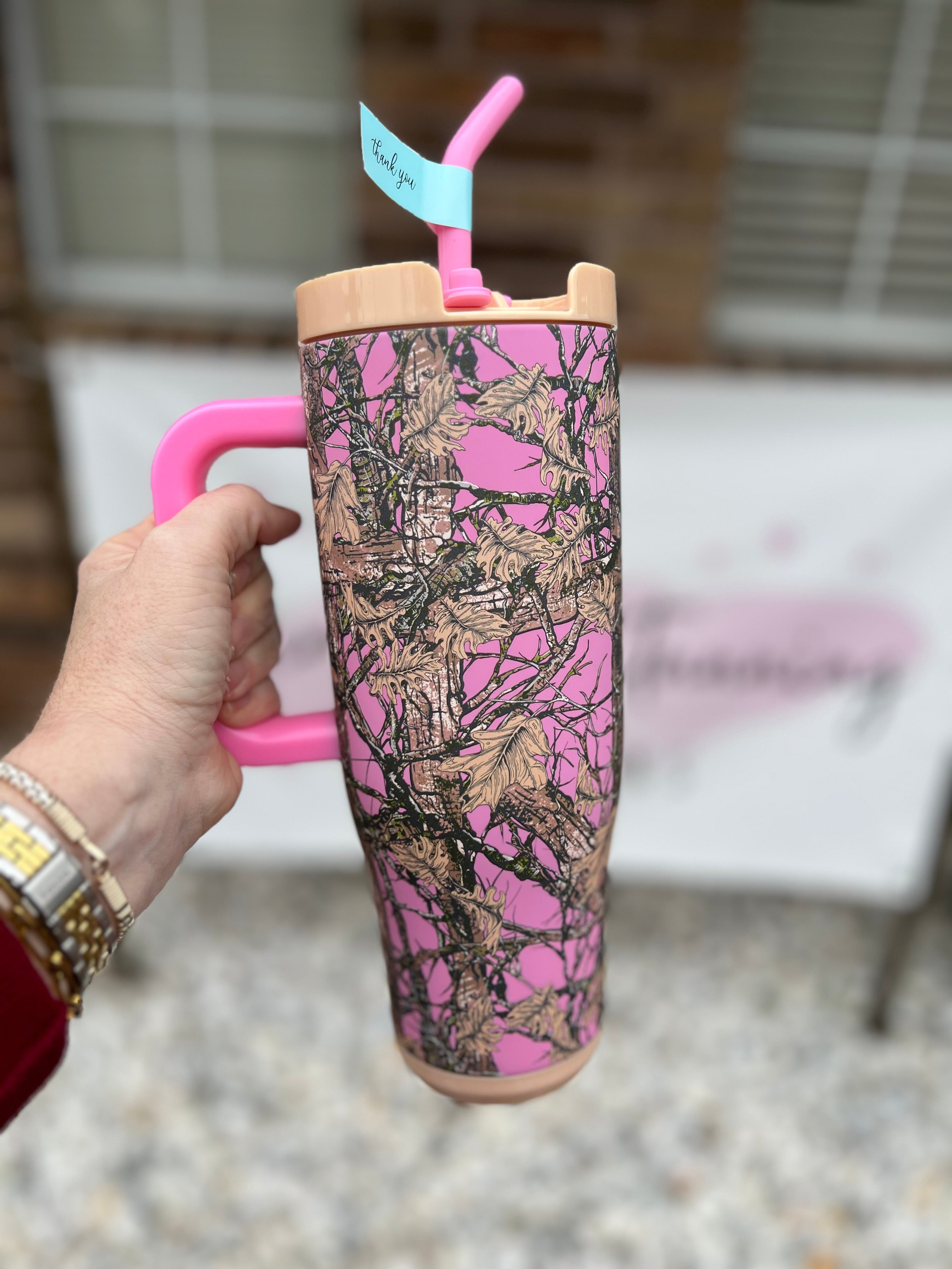Simply Southern 40 Oz. Tumbler Pink Camo