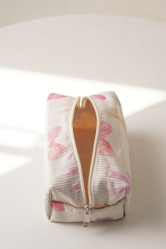 Corduroy Cosmetic Bag