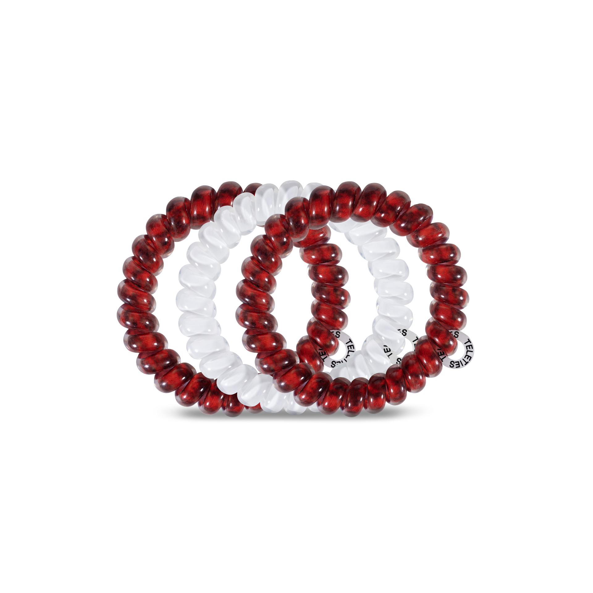 University of Arkansas - Large Spiral Hair Coils, Hair Ties