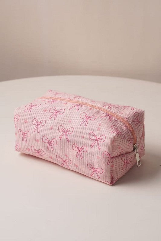 Corduroy Cosmetic Bag