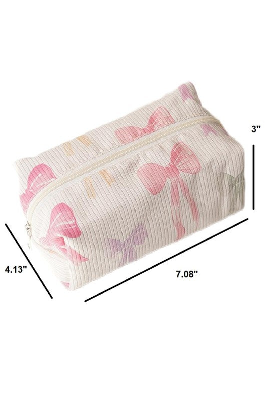 Corduroy Cosmetic Bag