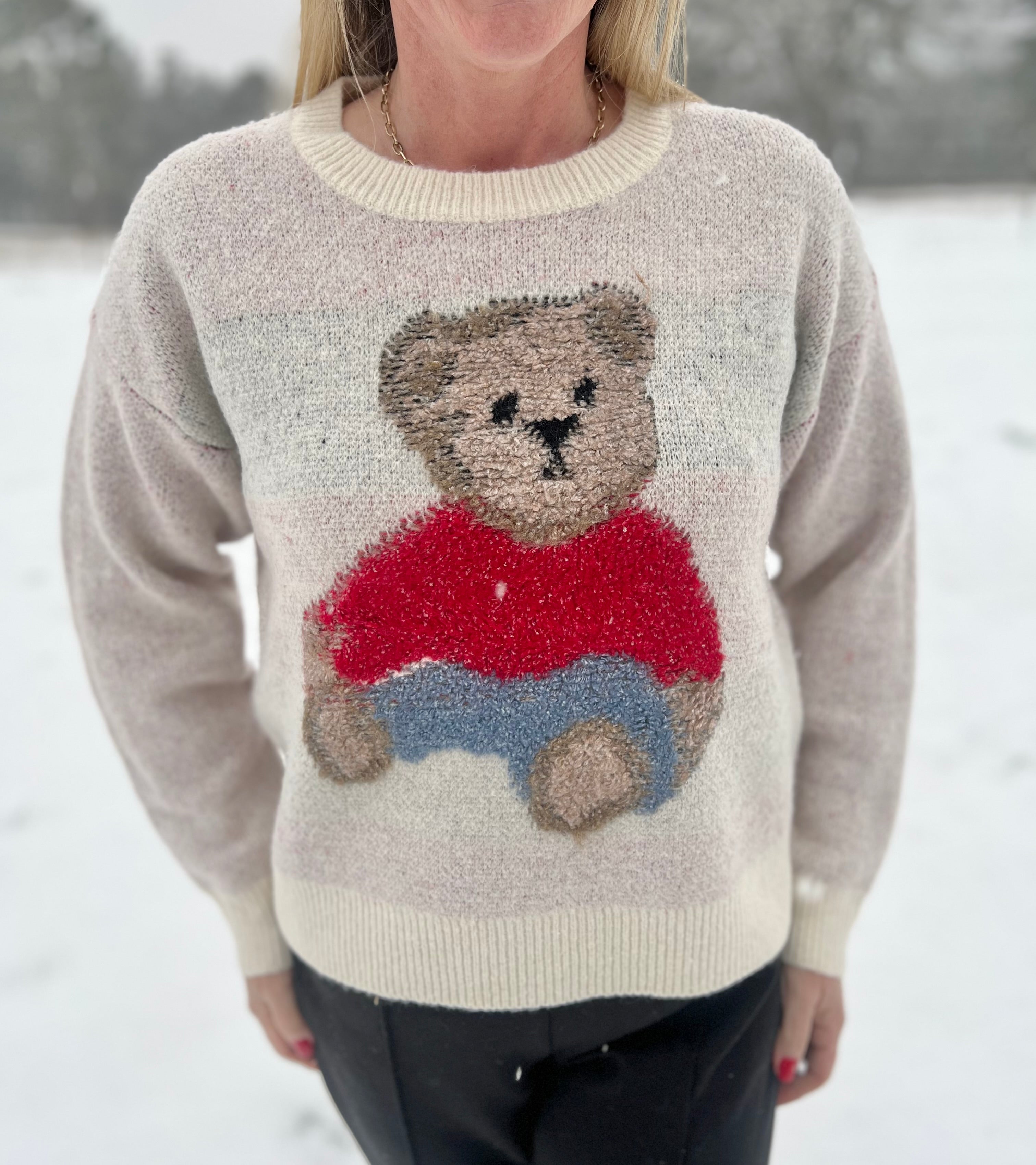 TEDDY BEAR SWEATER