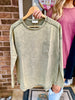 Very J Mineral Washed Long Sleeve Pocket Top