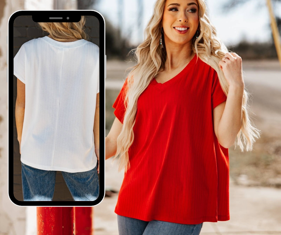 THE GO TO RIBBED TEE