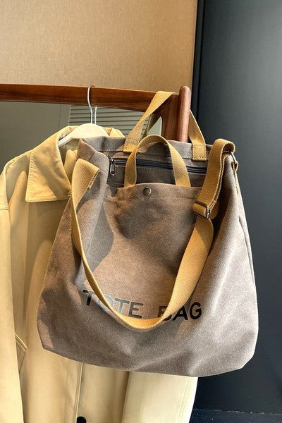 Large Canvas Tote Bag