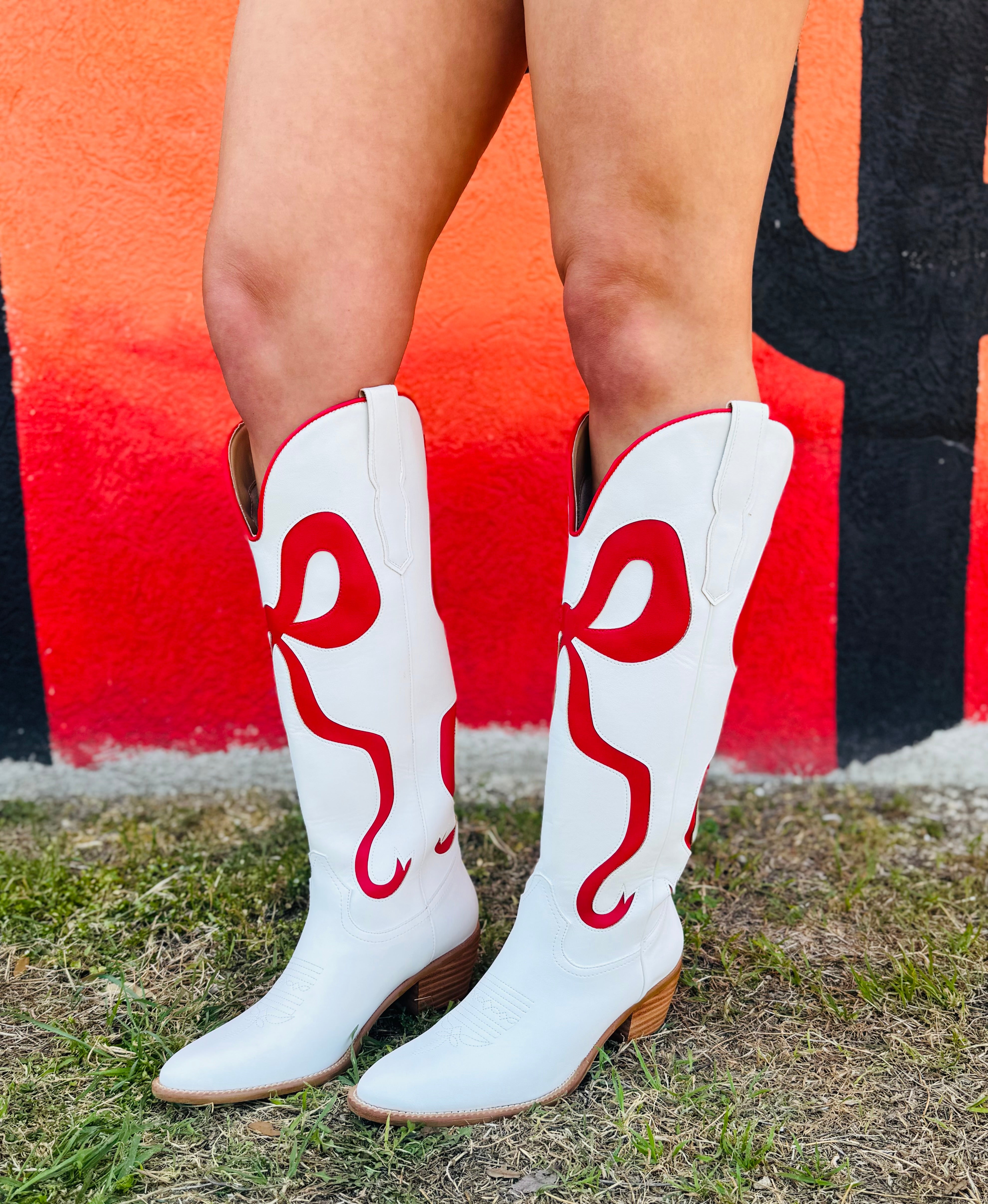 RUBY BOW COWBOY BOOTS