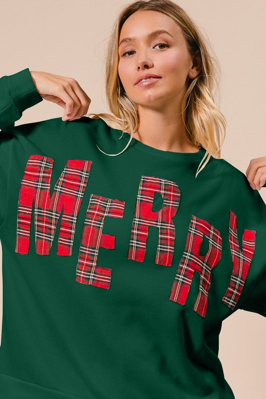 "MERRY" Oversized Sweatshirt by BiBi