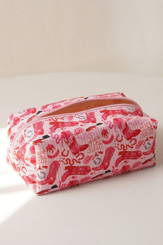 Corduroy Cosmetic Bag