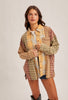 MIX PLAID OVERSIZED BUTTON DOWN