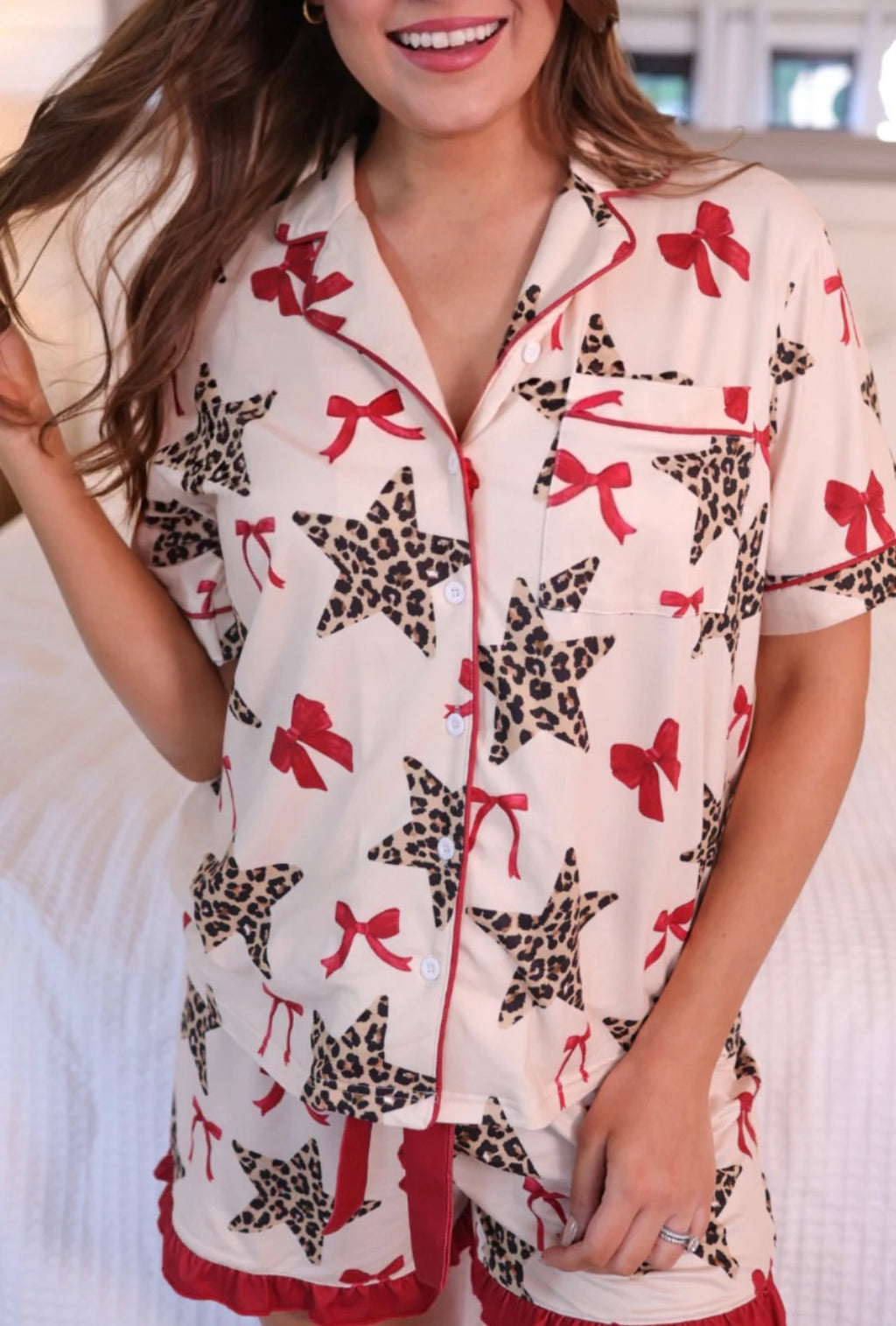 Untamed Ruffle Pajama Set