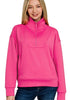 POP OF COZY HALF ZIP