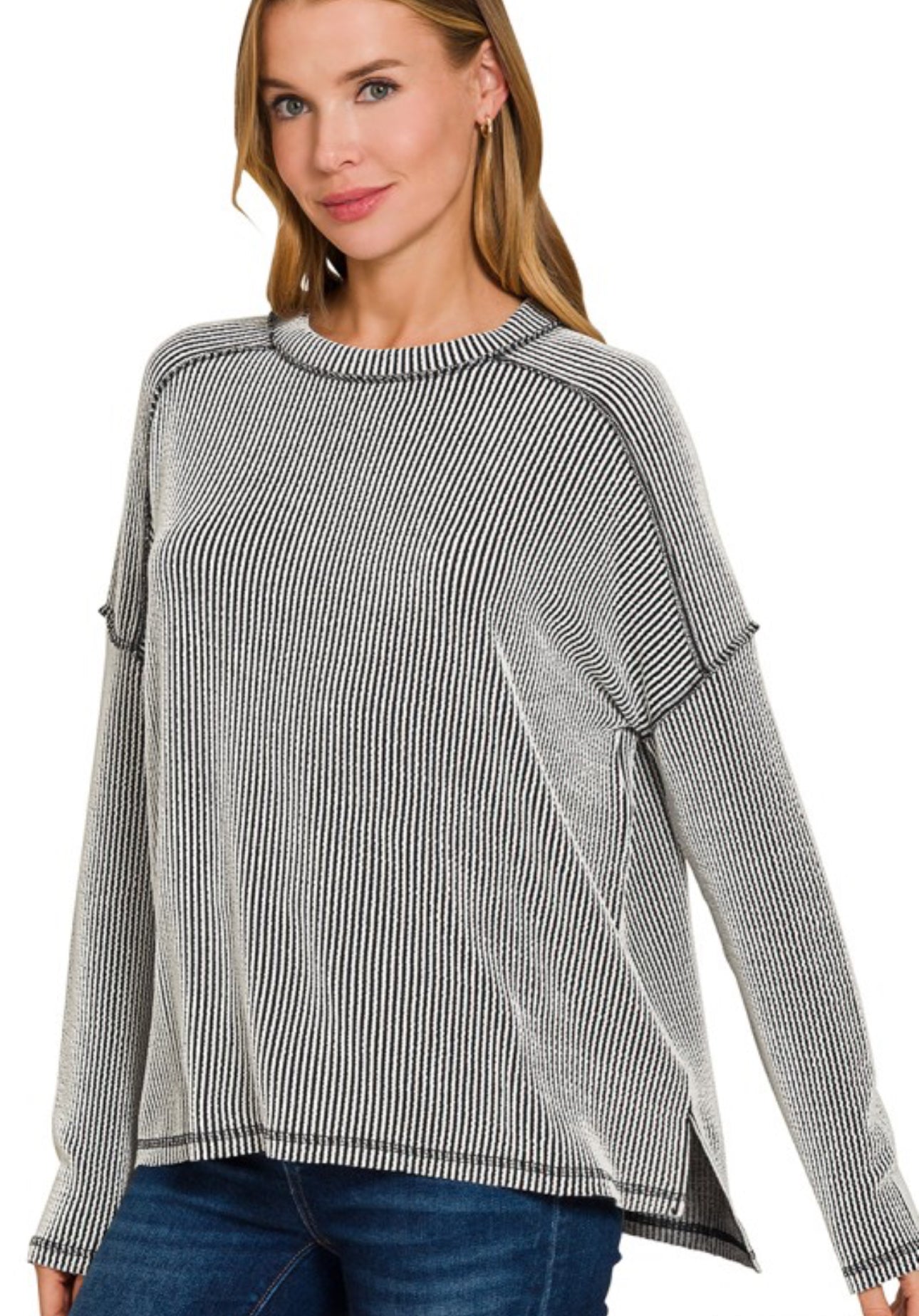 ZENANA OFF DUTY DARLING TOP