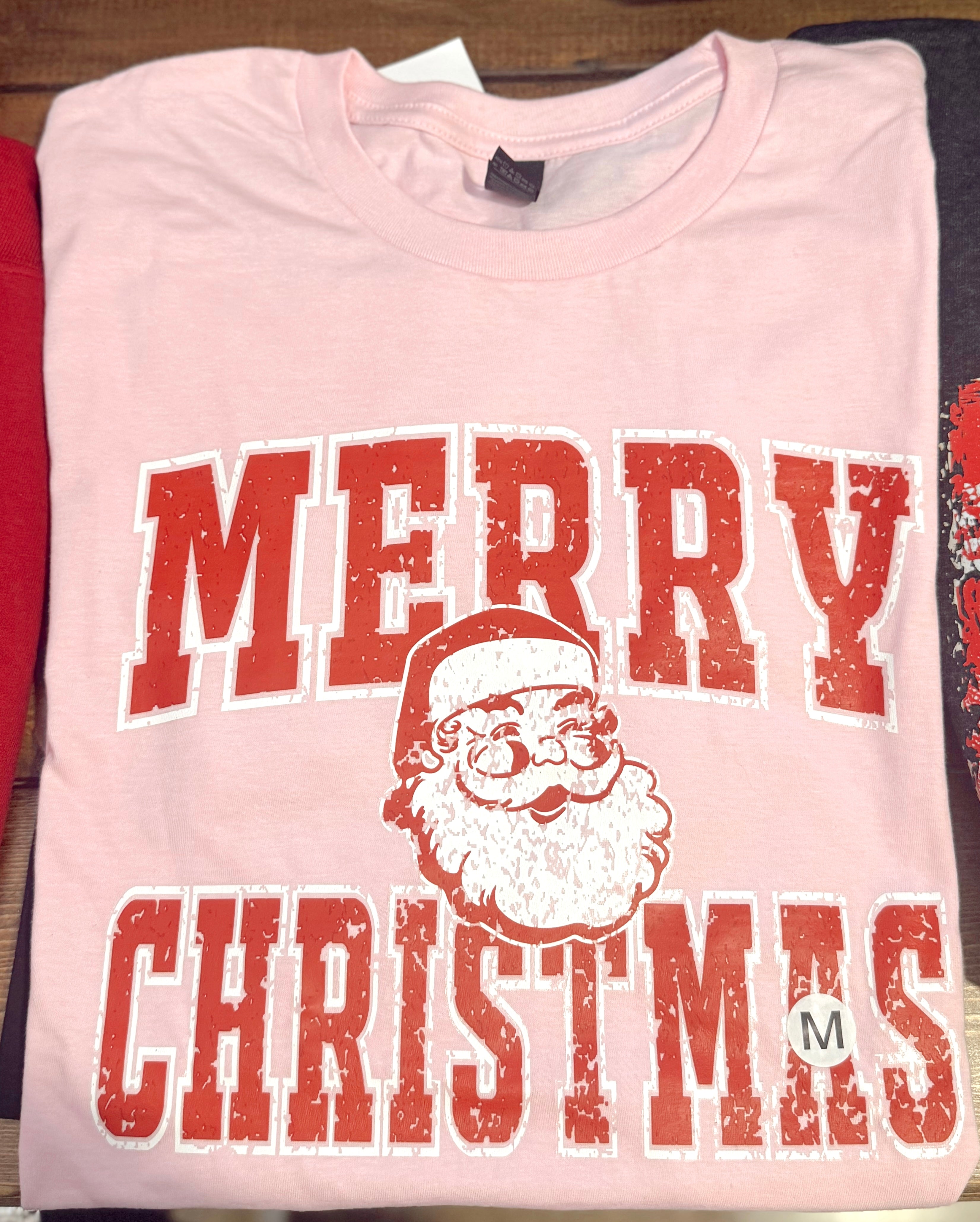 Vintage Style Merry Christmas Tee
