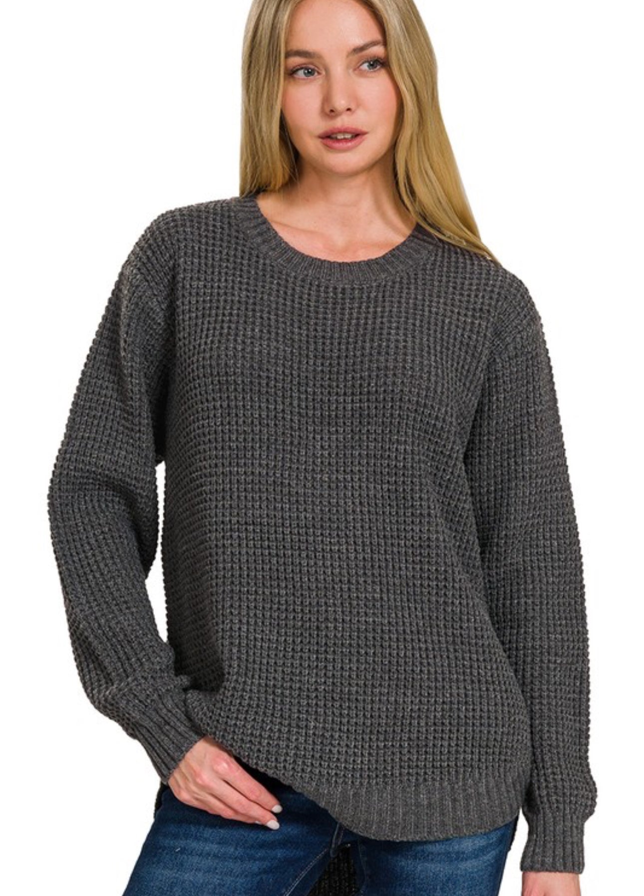 ZENANA COZY AND CONNECTED SWEATER
