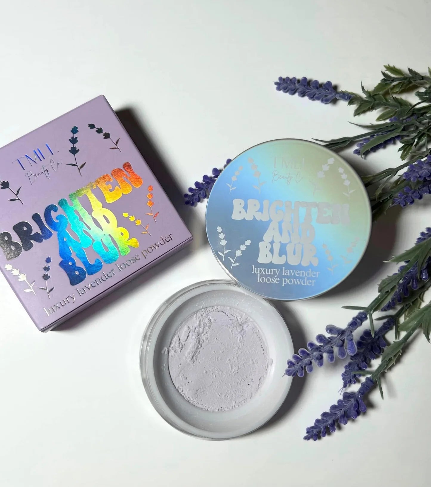 BRIGHTEN & BLUR LAVENDER SETTING POWDER
