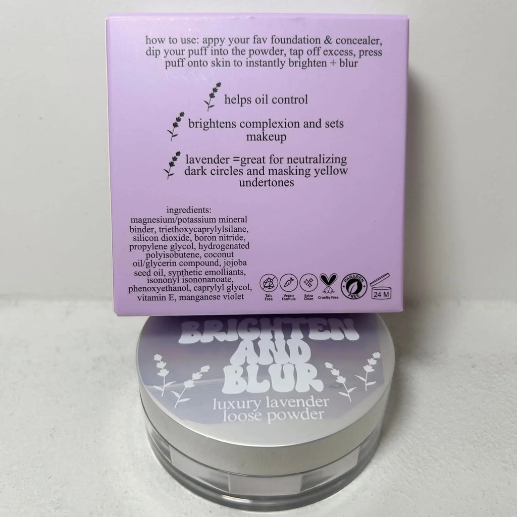 BRIGHTEN & BLUR LAVENDER SETTING POWDER