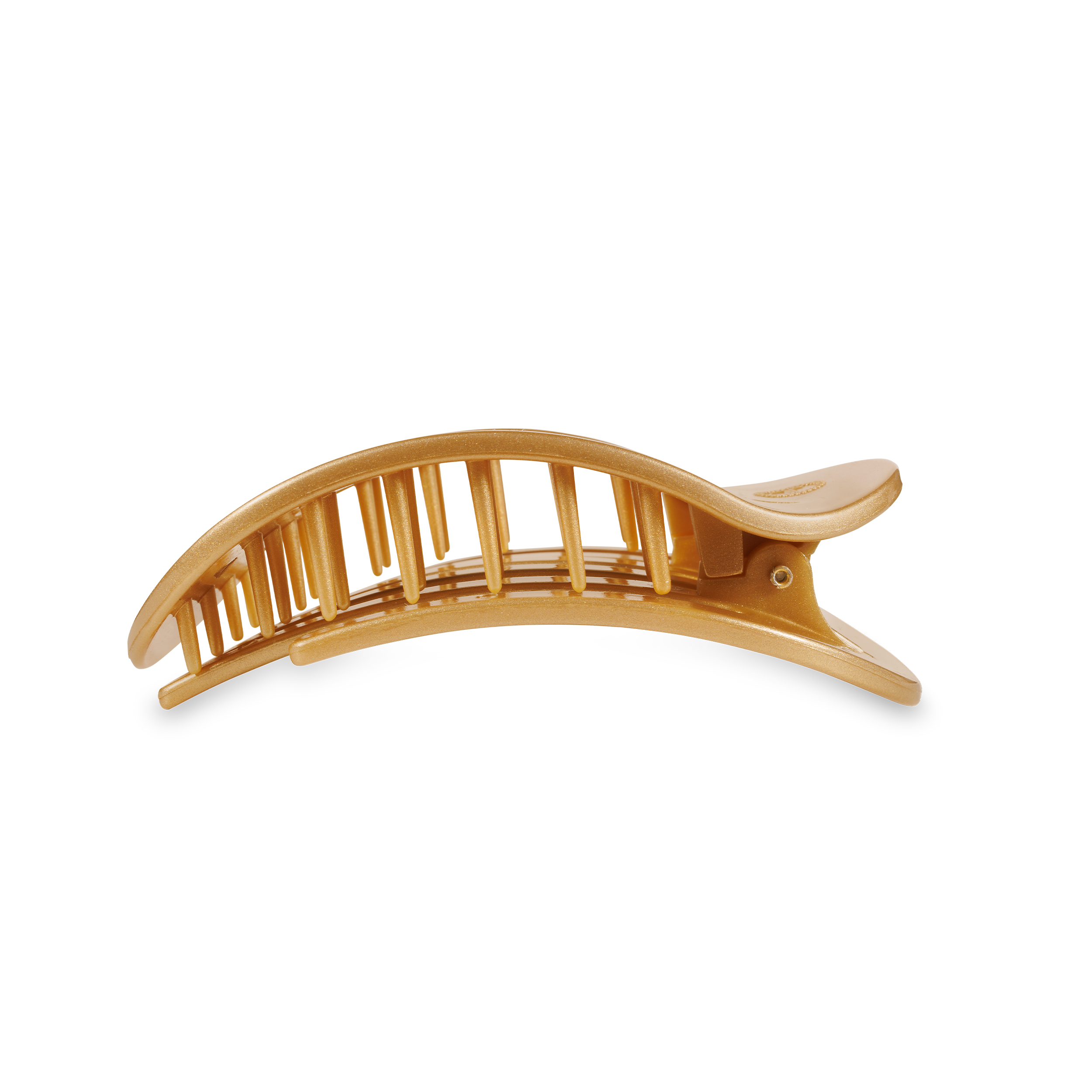 Round Flat Hair Clip | Medium | Champagne Toast