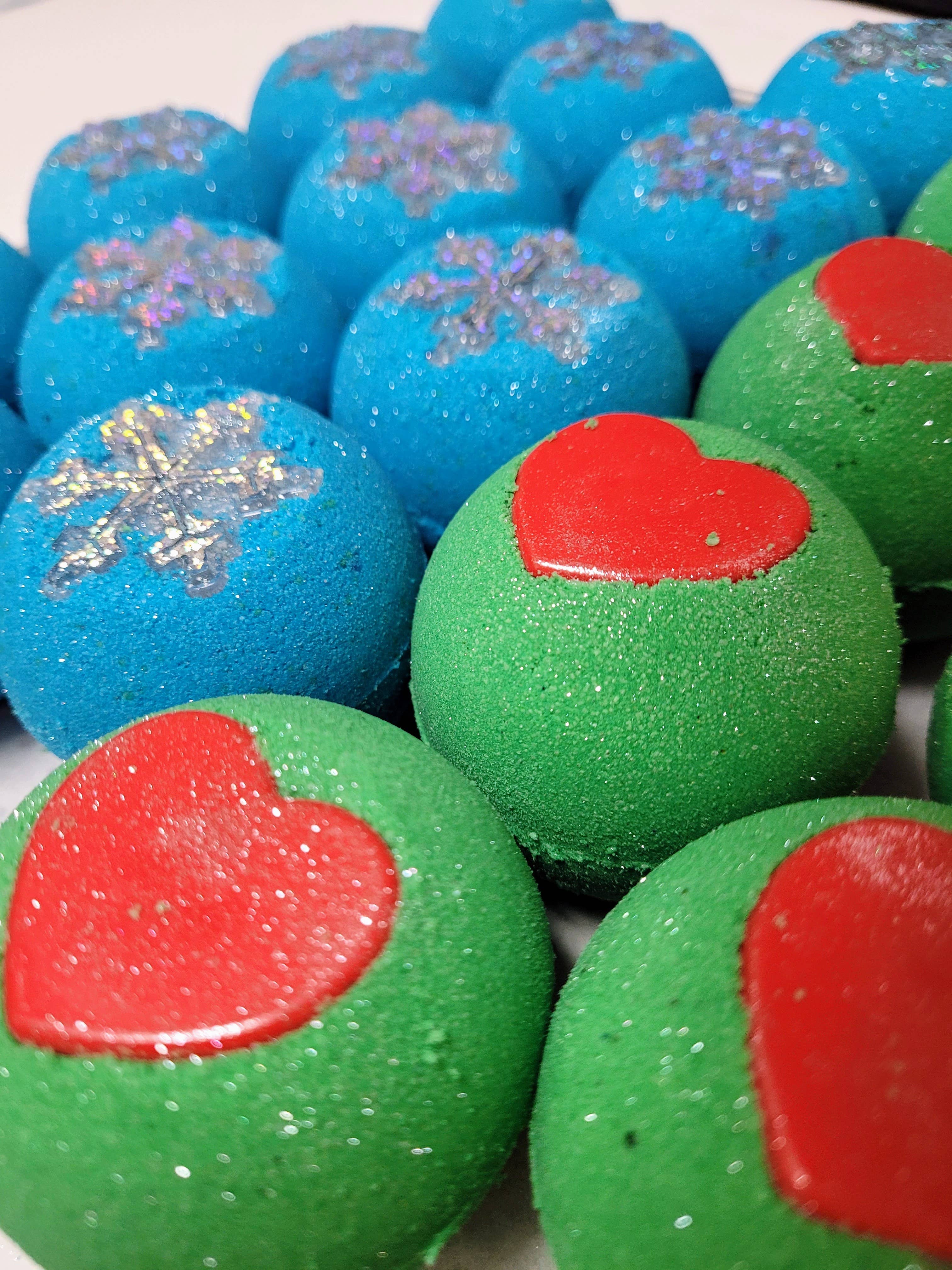 Grinchy Green Apple Bath Bomb