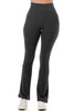 thermal fleece flare leggings with pockets