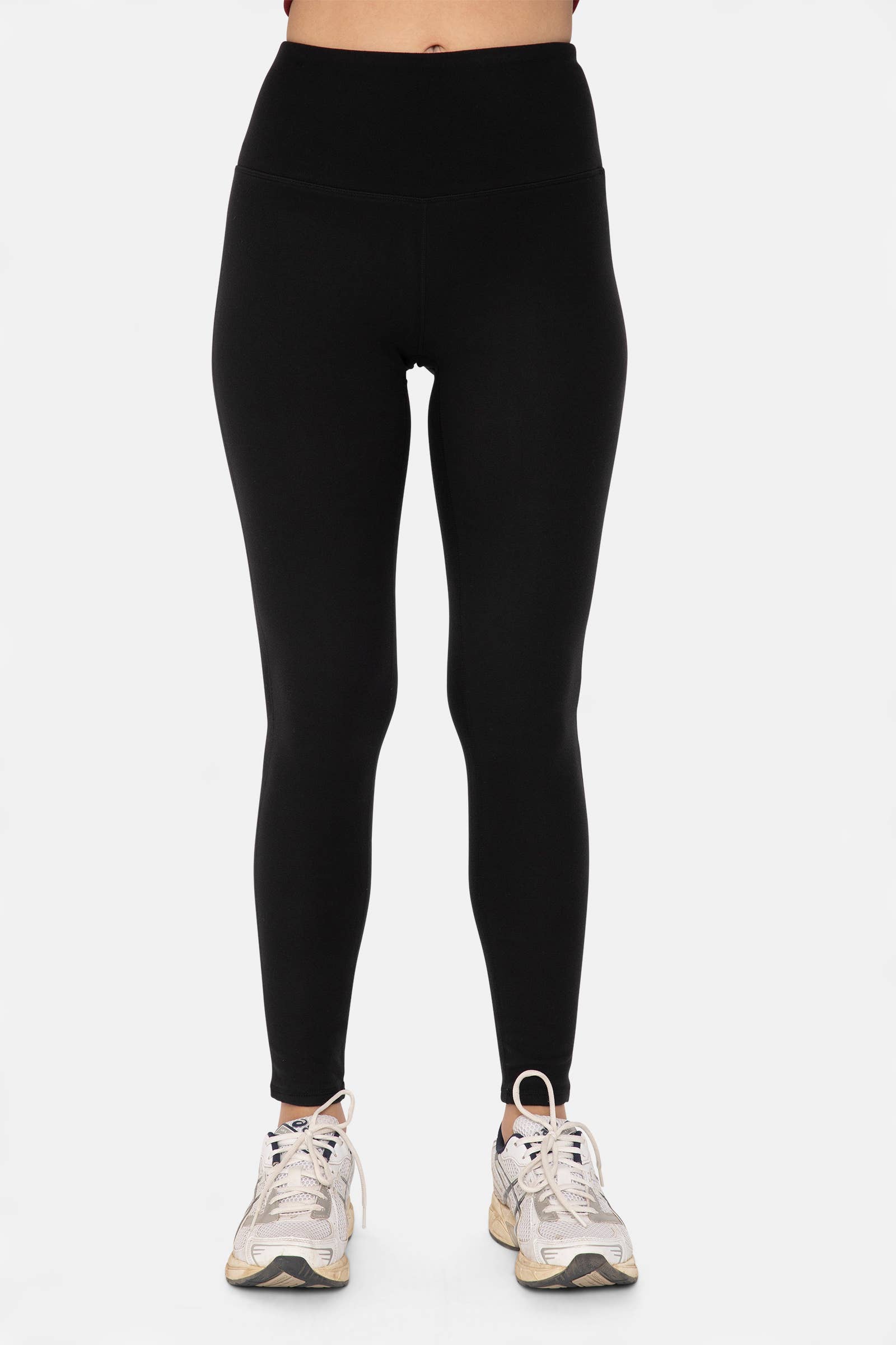 HIGH-WAISTED FLEECE LEGGINGS