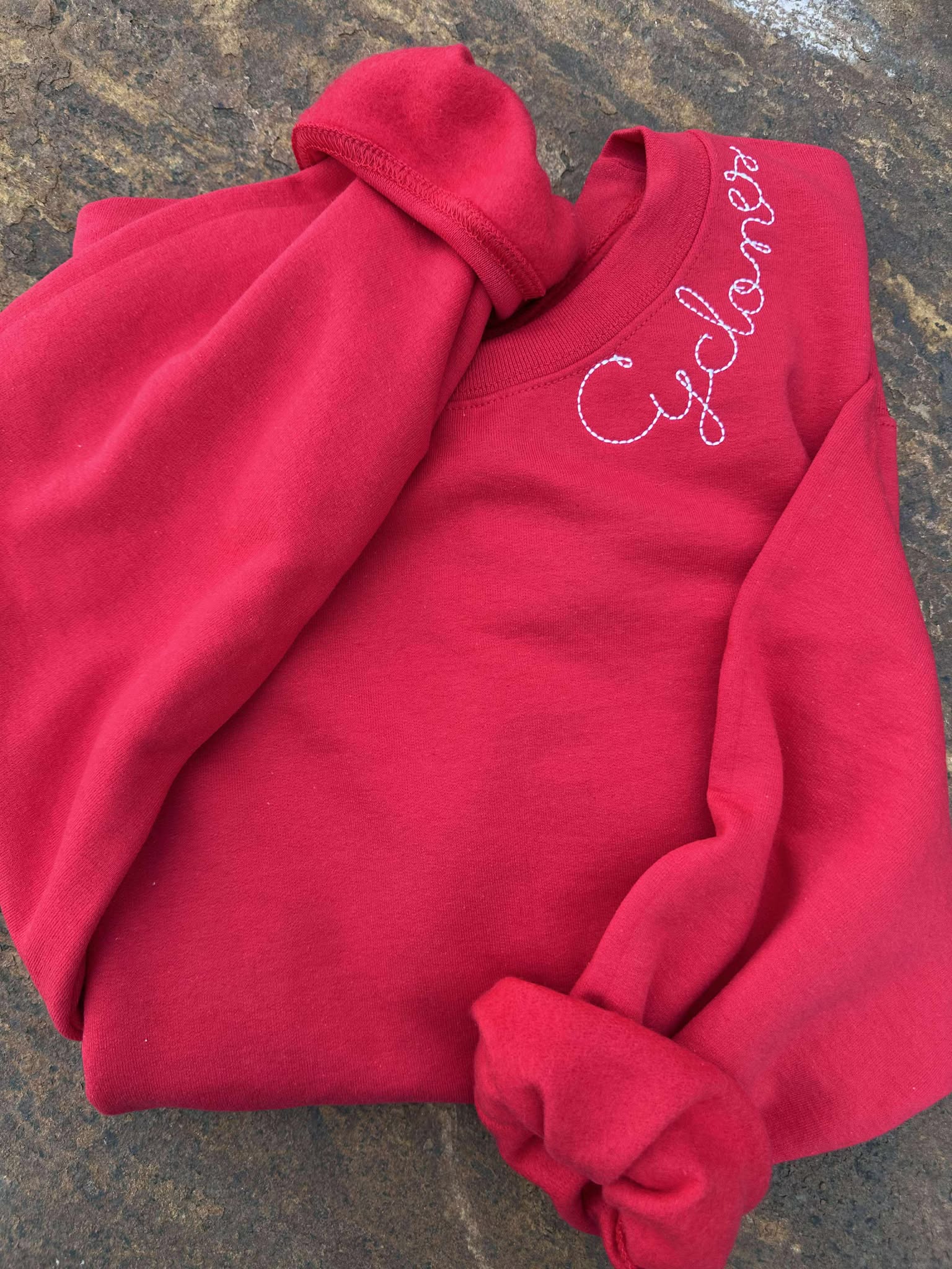 Cyclones Neckline Embroidered Sweatshirt