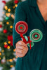 Spiral Hair Coils Holiday Lollipop